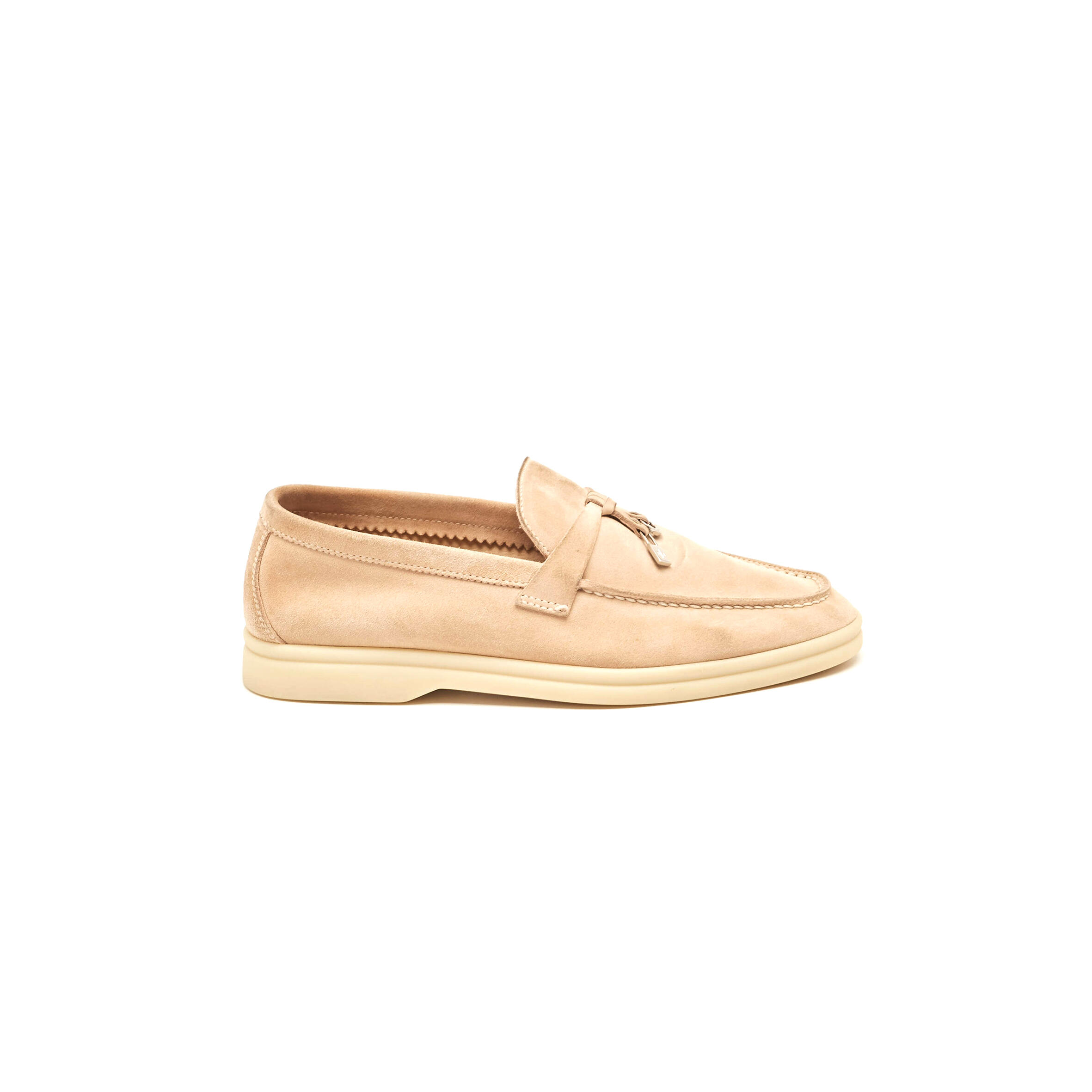 L0r0 P1ana beige suede summer charms walk loafers fae5444d0ee